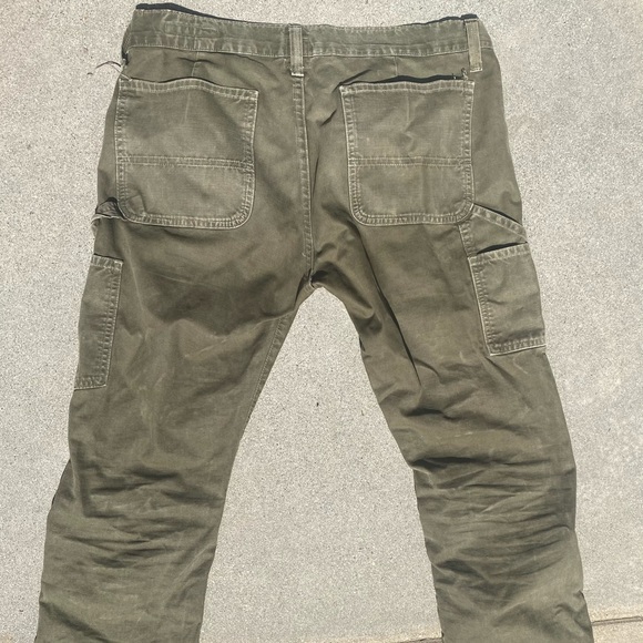 Citizens of Humanity custom cotton green pants - Picture 4 of 6